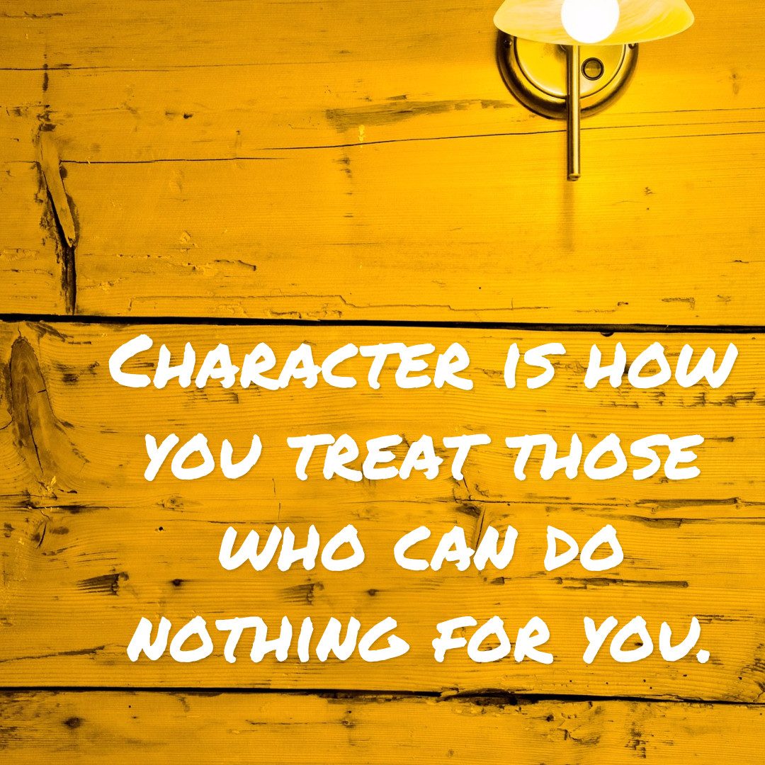 Character - quotes