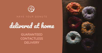 Have your donuts delivered at home
