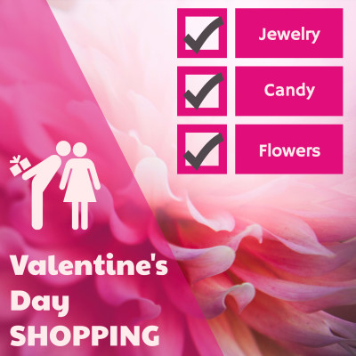 Valentine's day shopping
