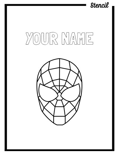 Spider-Man Outline