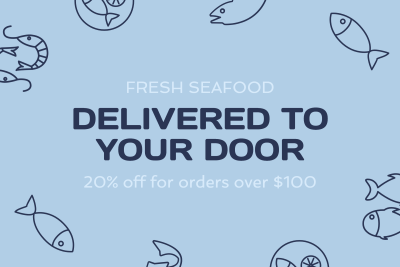 Fresh seafood delivered to your door